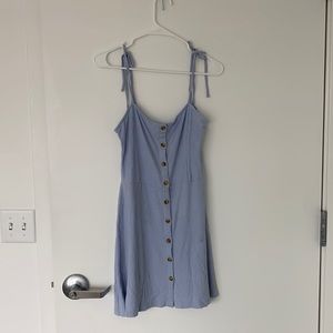 Topshop button down knit mini dress